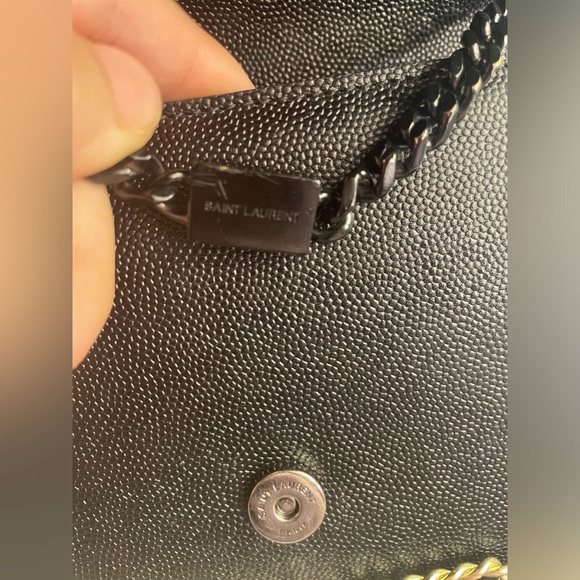 Saint Laurent $2200 | Kate Small YSL Crossbody in Grained Leather | Full Set! - Picture 15 of 17